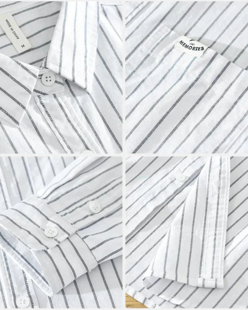 Harris Striped Button-Up