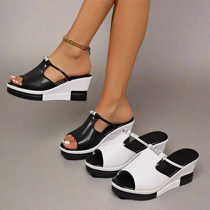 Alvin | Chic Casual Wedge Sandals