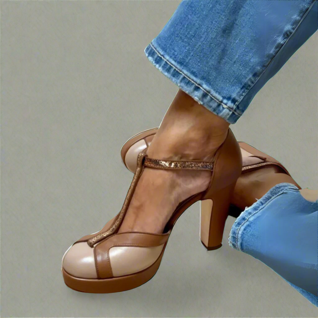 Chic Vintage-Inspired Heeled Shoes | Elegant Style