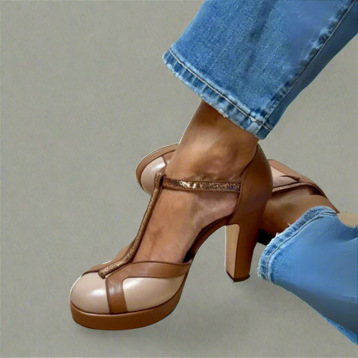 Chic Vintage-Inspired Heeled Shoes | Elegant Style