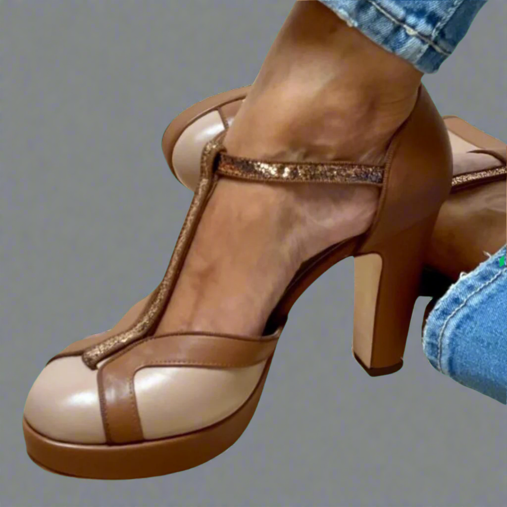 Chic Vintage-Inspired Heeled Shoes | Elegant Style
