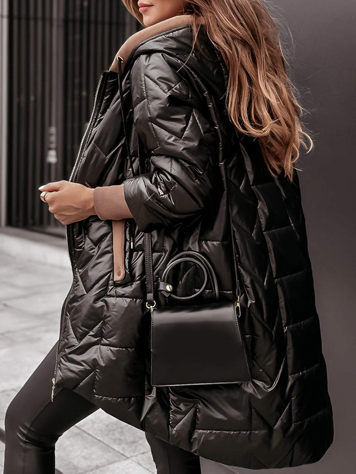 Morgan™ | Elegant Women's Winter Coat with Hood
