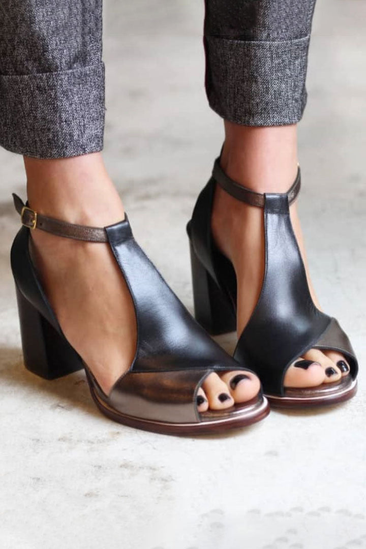 Zora | Chic Block Heel Sandals