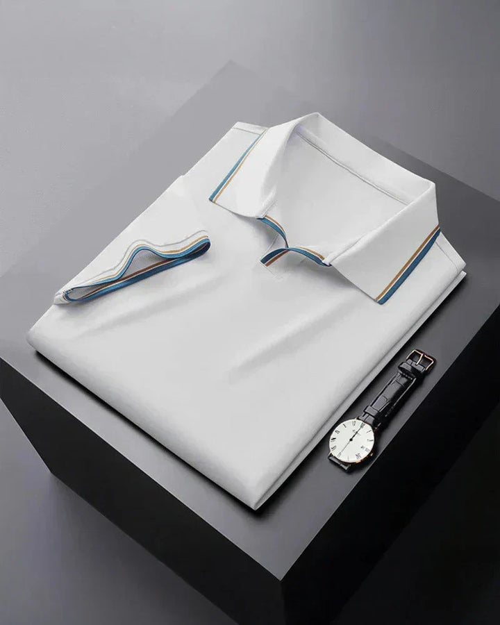 Luxury Silk Polo Shirt