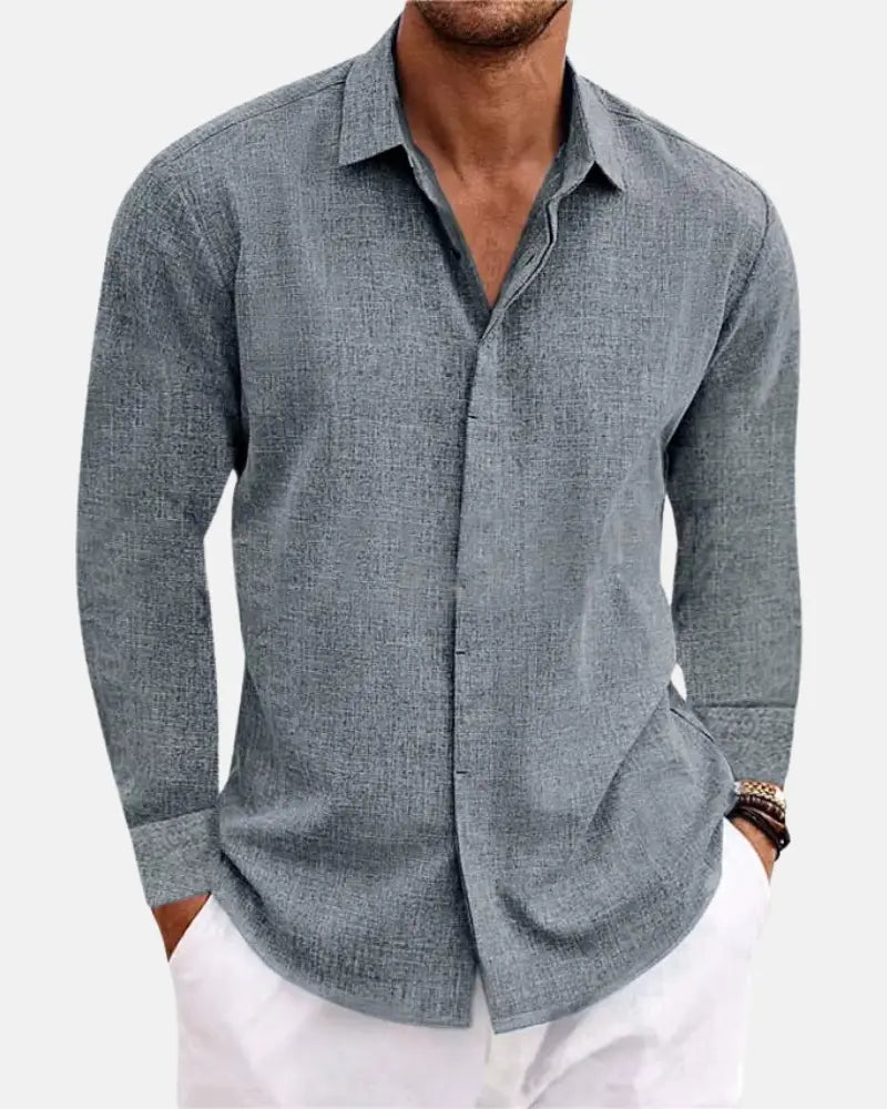 Adriano Costa Linen Button-Up