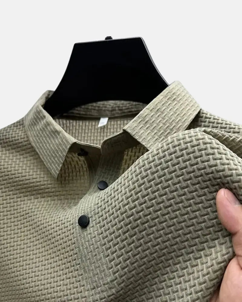 Premium Ribbed Polo for Executives