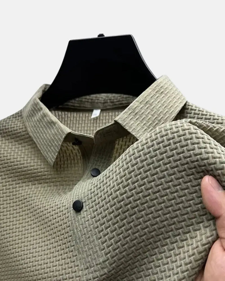 Premium Ribbed Polo for Executives