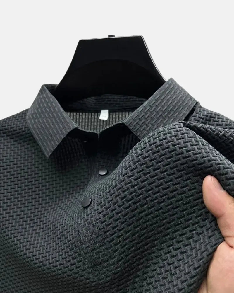 Premium Ribbed Polo for Executives