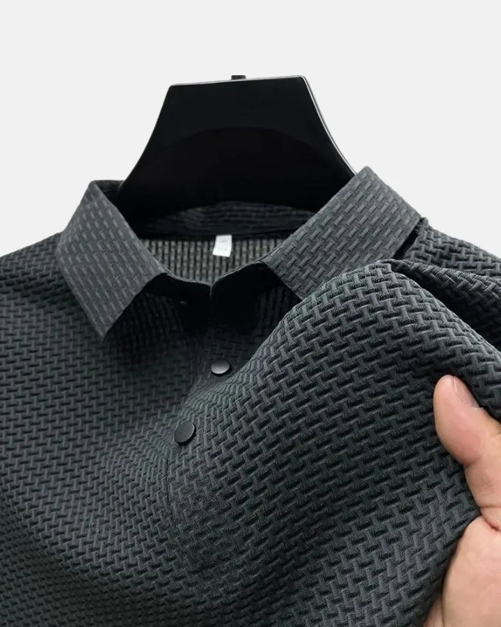 Premium Ribbed Polo for Executives