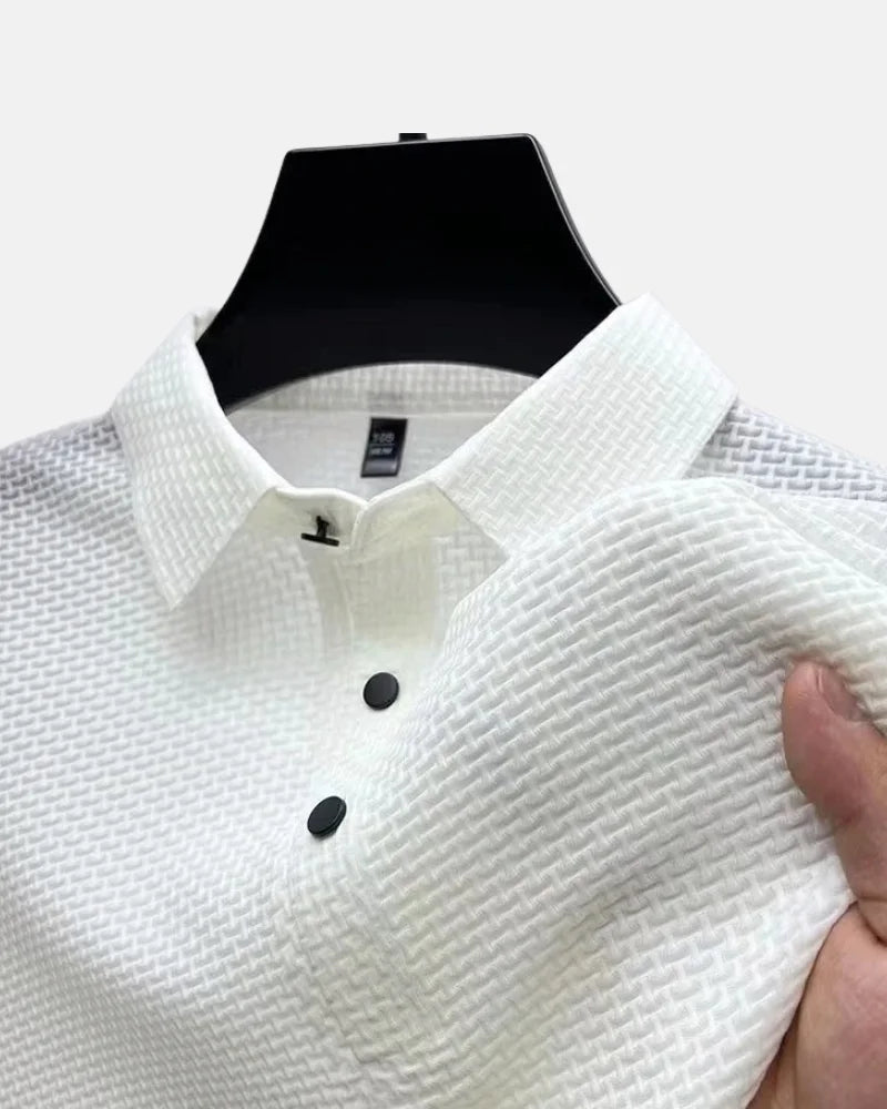 Premium Ribbed Polo for Executives