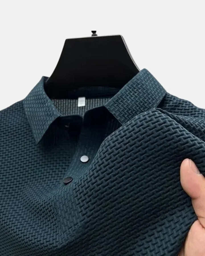 Premium Ribbed Polo for Executives
