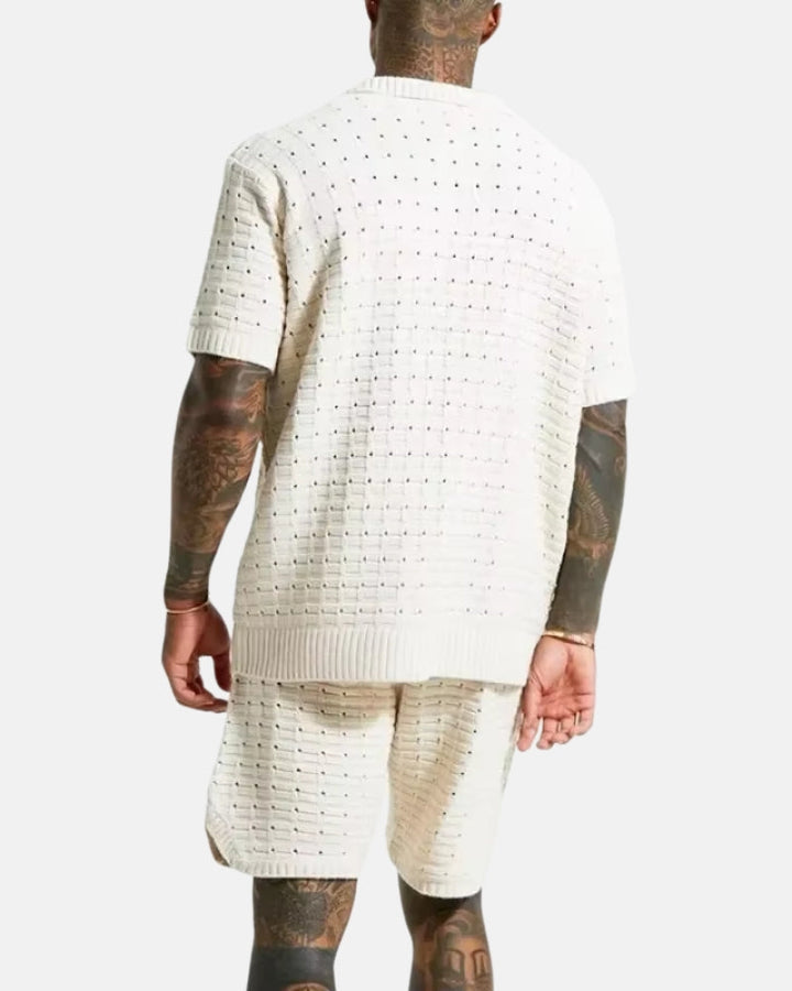 Santorini Knit Polo Shirt