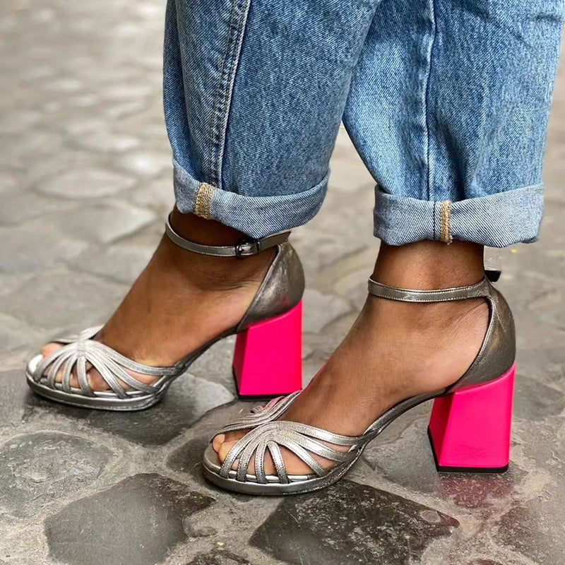 Naelle | Chic Block Heel Sandals