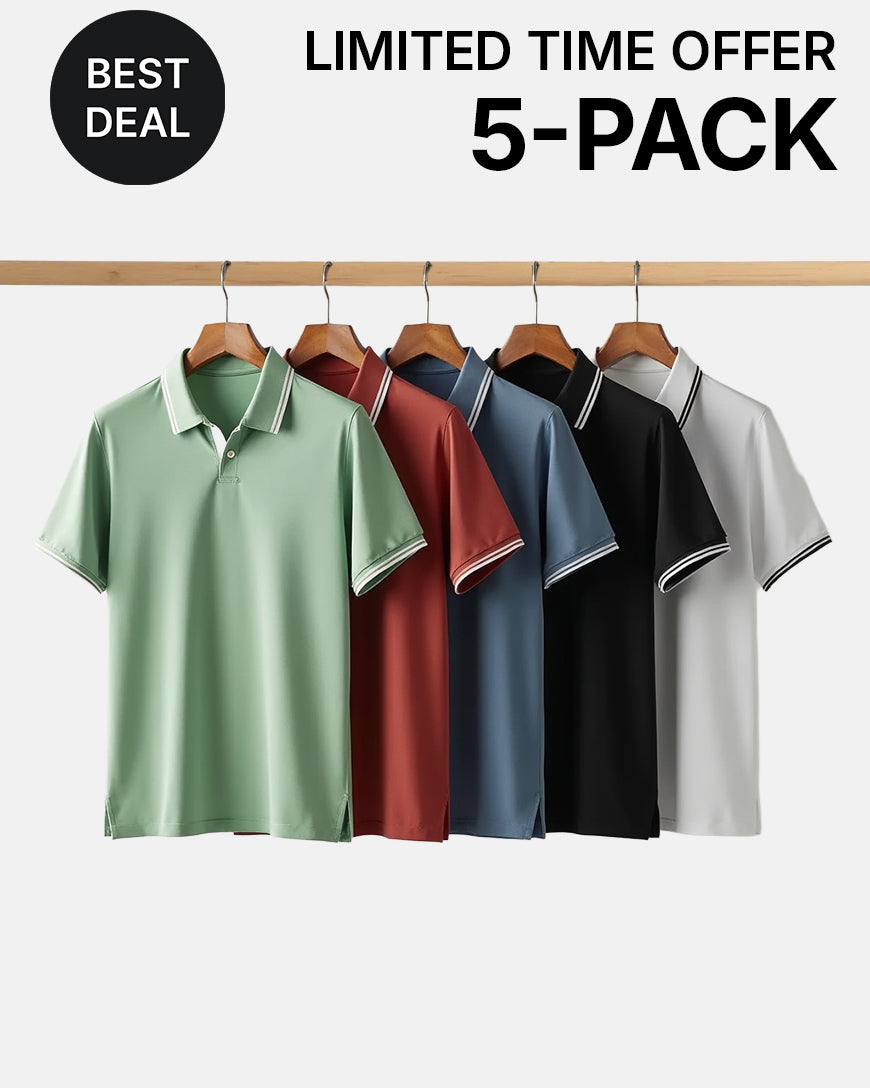 Luxury Silk Polo Shirt