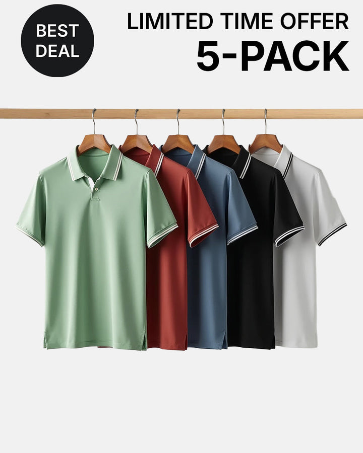 Luxury Silk Polo Shirt