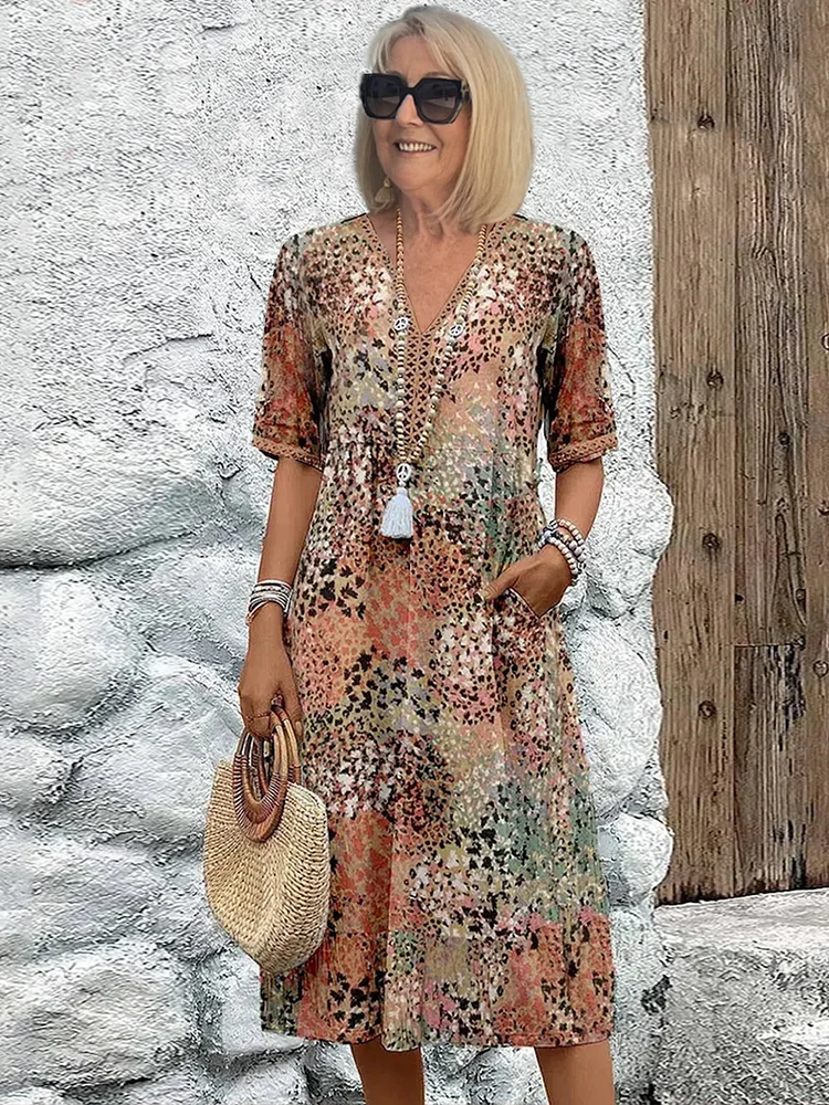 Camille | Bold Mid-Length Dress