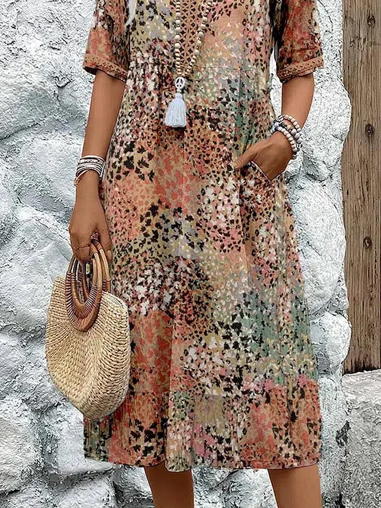 Camille | Bold Mid-Length Dress
