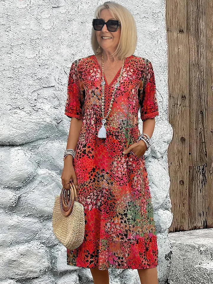 Camille | Bold Mid-Length Dress