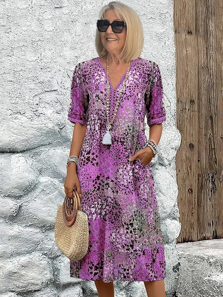 Camille | Bold Mid-Length Dress