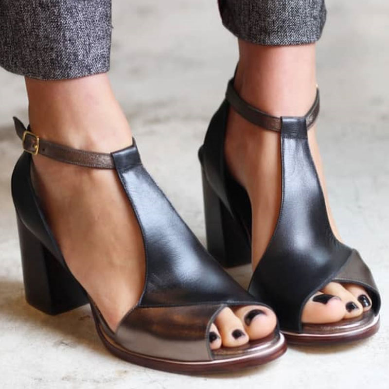 Zora | Chic Block Heel Sandals