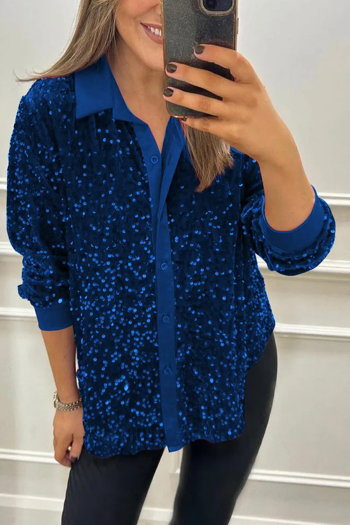 Giulia | Shimmering Sparkle Top