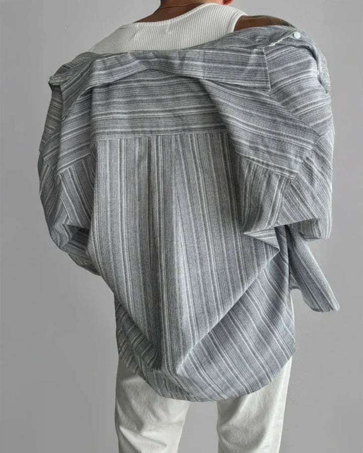 Vittore Striped Cotton Dress Shirt