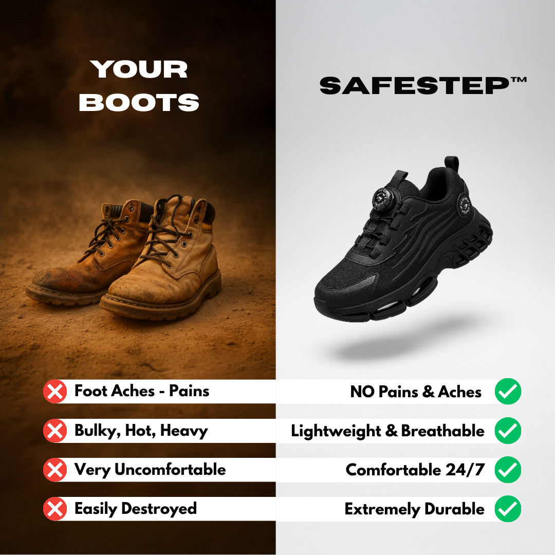 SafeStep - Engineered for Safety and All-Day Comfort