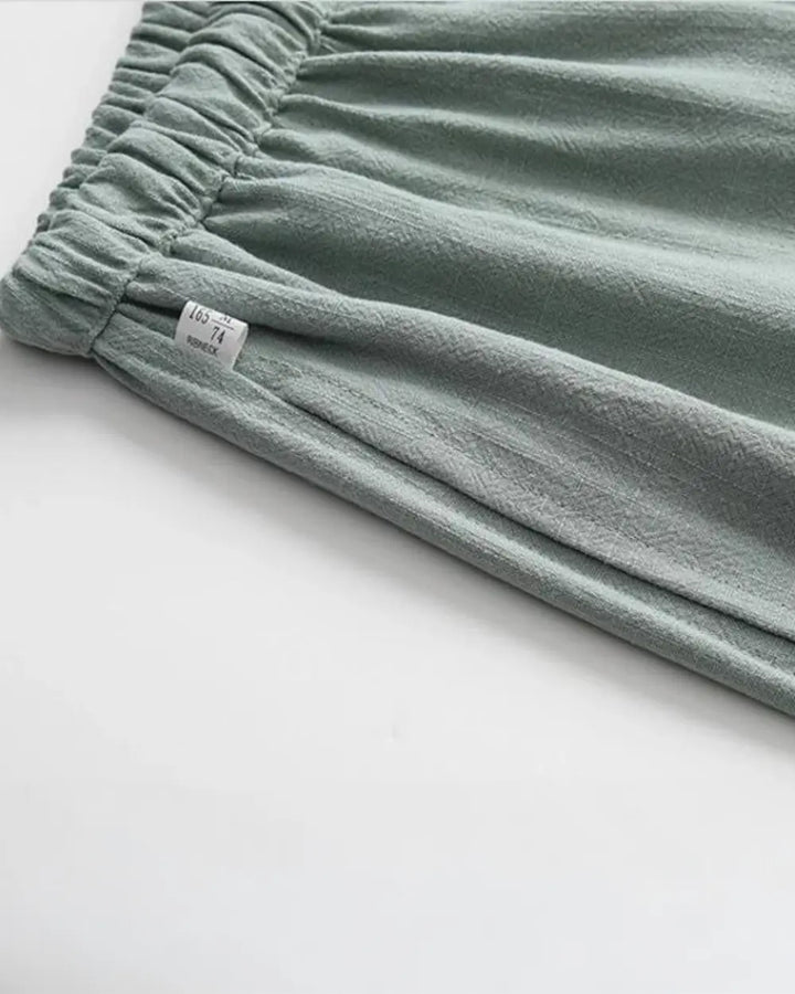 Relaxed Fit Linen Trousers