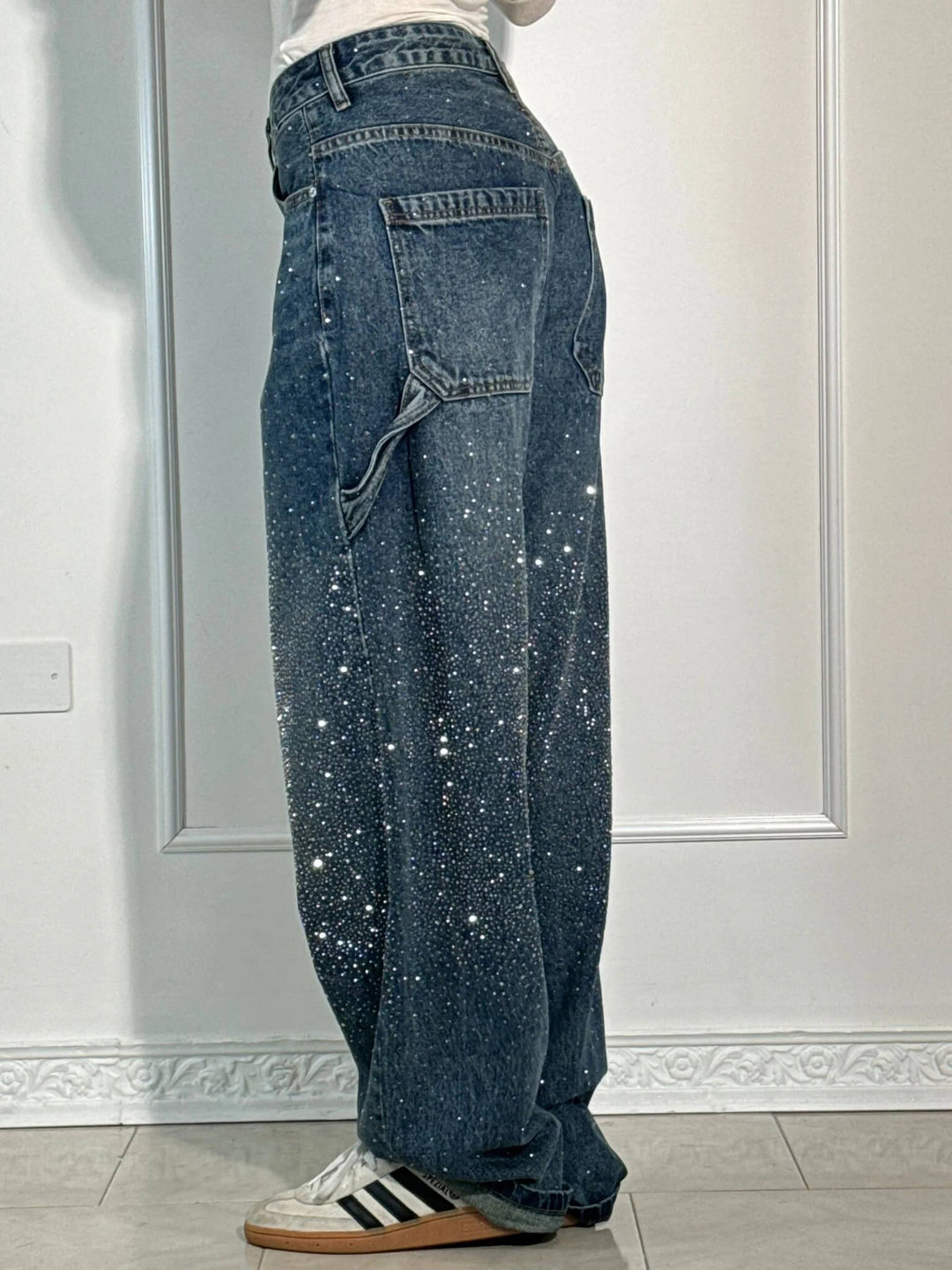 Stella™ Diamond-Embellished Trousers