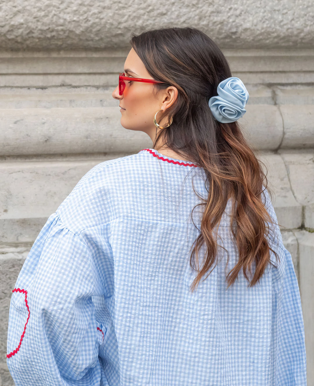 Lily | Heart Print Blouse
