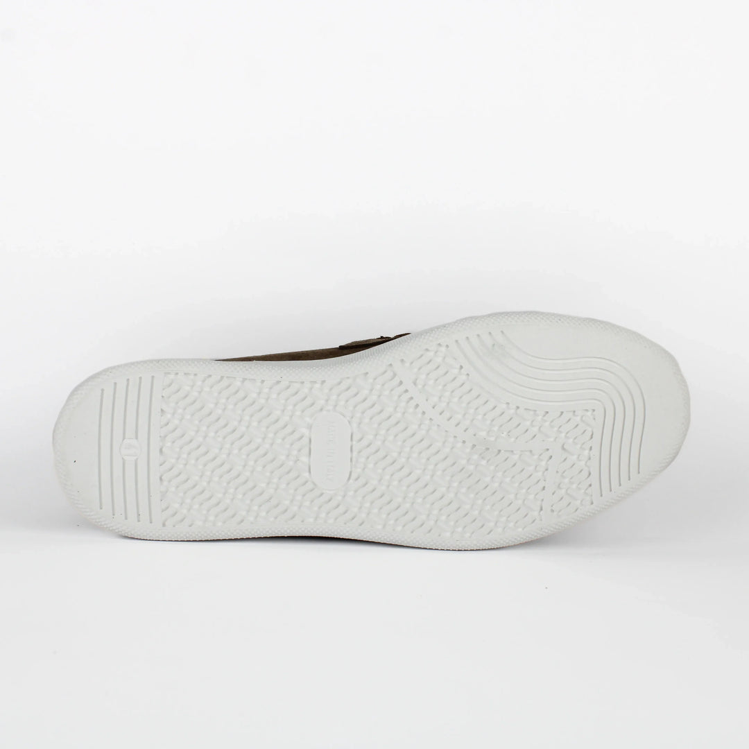 Taupe Suede Capri Moccasins