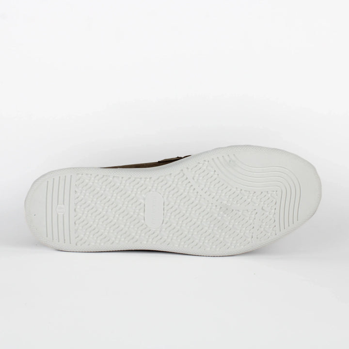 Taupe Suede Capri Moccasins