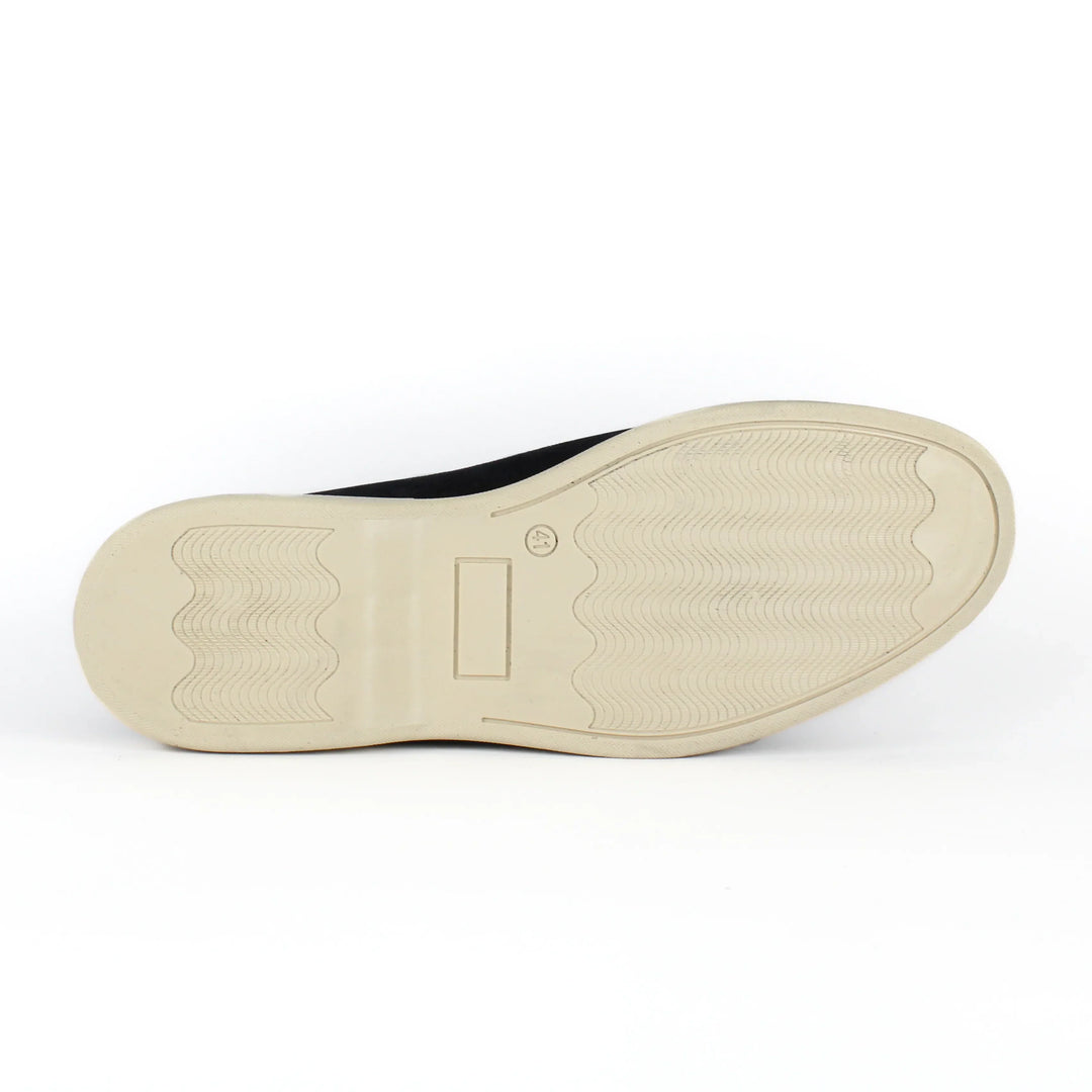 Portofino Suede Blue Moccasins