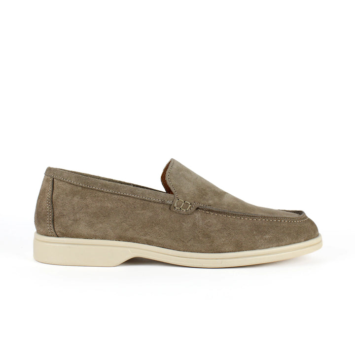 Portofino Suede Sand Moccasins