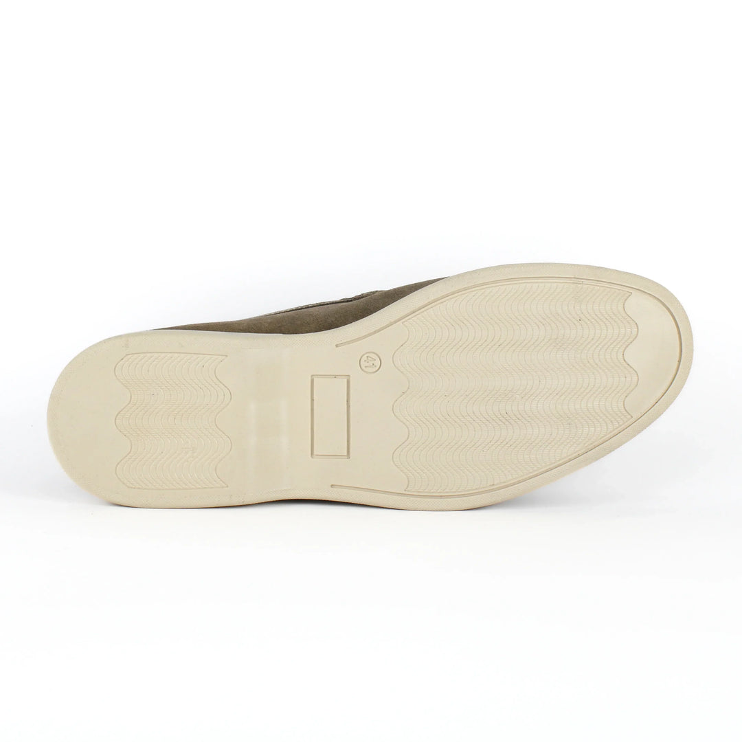 Portofino Suede Sand Moccasins