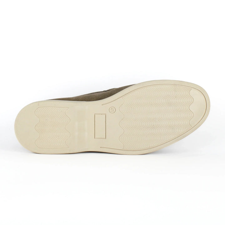Portofino Suede Sand Moccasins