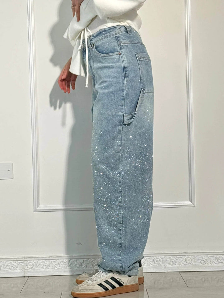 Stella™ Diamond-Embellished Trousers