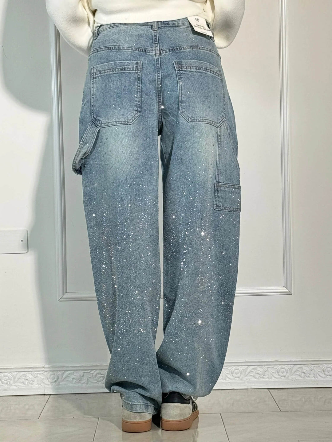 Stella™ Diamond-Embellished Trousers