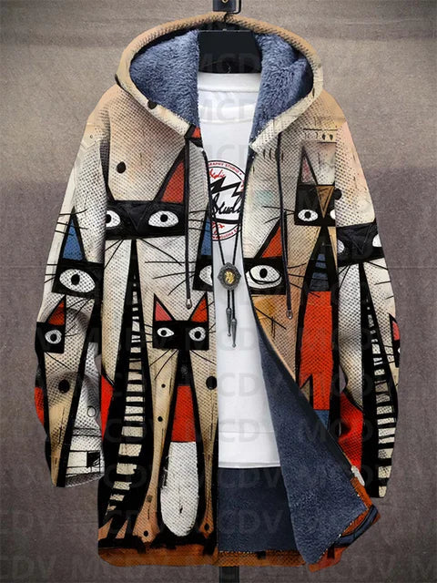 Livia - Luxurious cardigan inspired by art