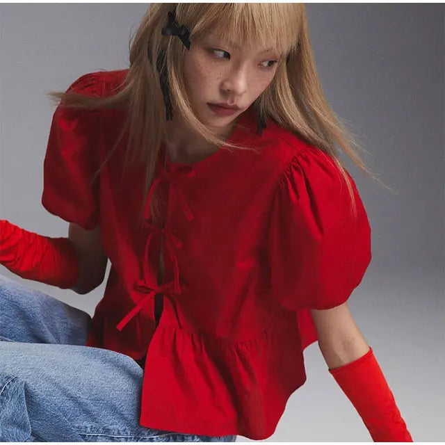 Jo | Bow-Embellished Top