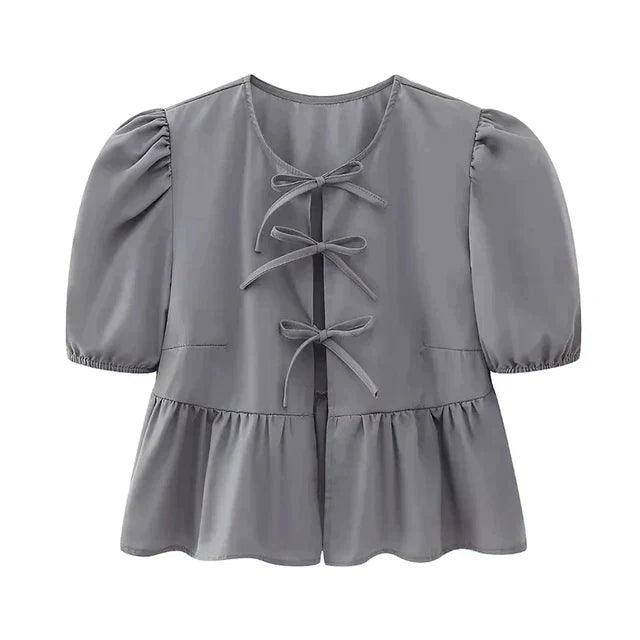 Jo | Bow-Embellished Top