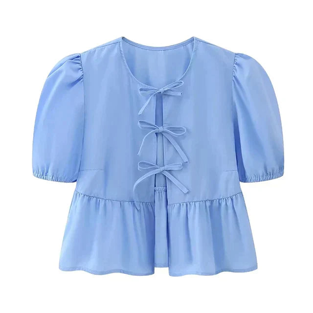 Jo | Bow-Embellished Top