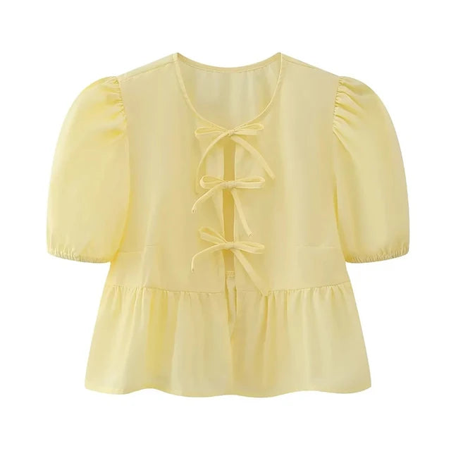 Jo | Bow-Embellished Top
