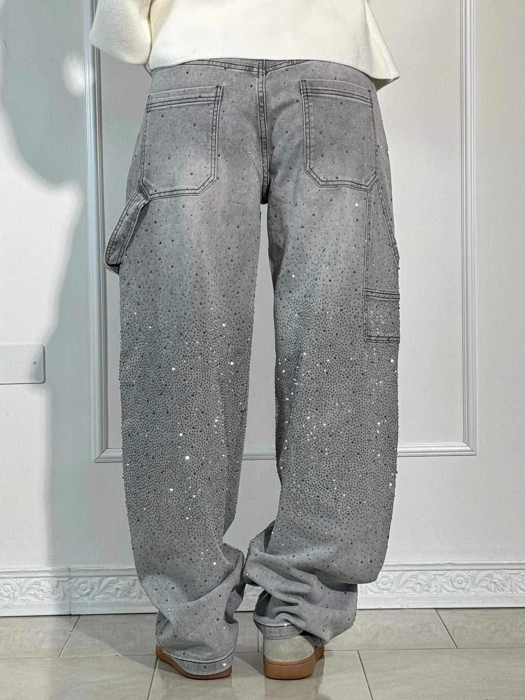Stella™ Diamond-Embellished Trousers