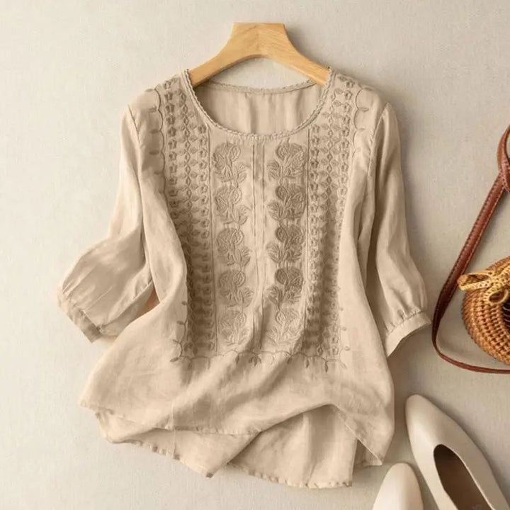 Aurora | Embroidered Casual Blouse