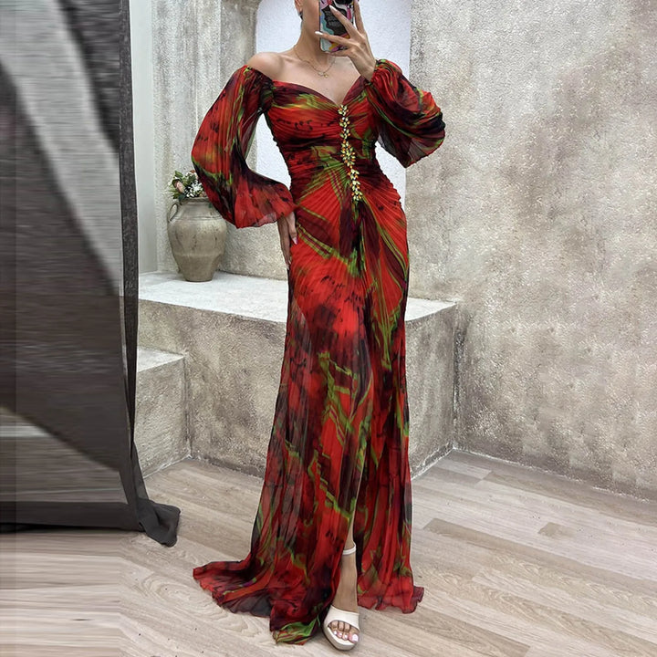 Nicole - Elegant Dress with V-Neck