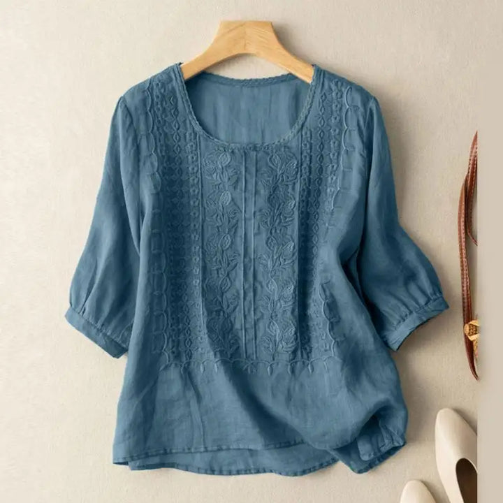 Aurora | Embroidered Casual Blouse