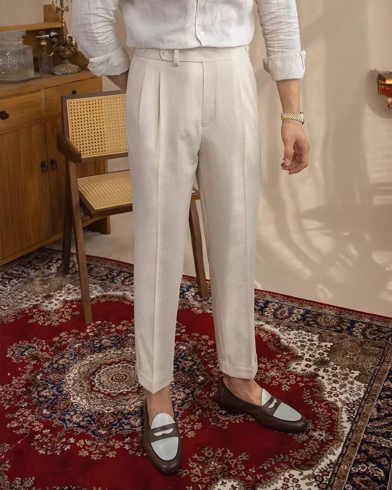 Monaco Pleated Trousers