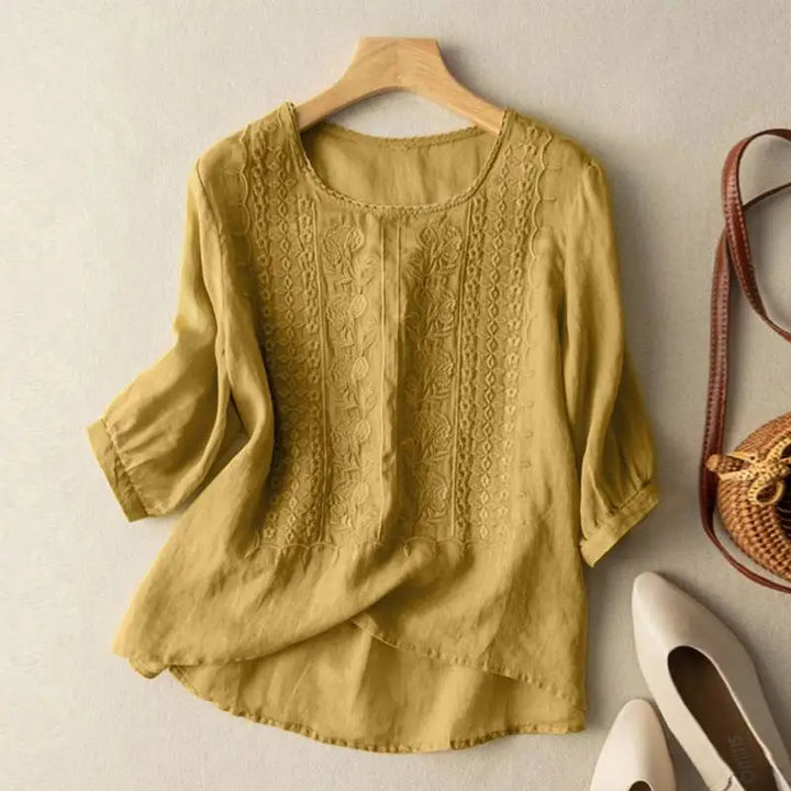 Aurora | Embroidered Casual Blouse