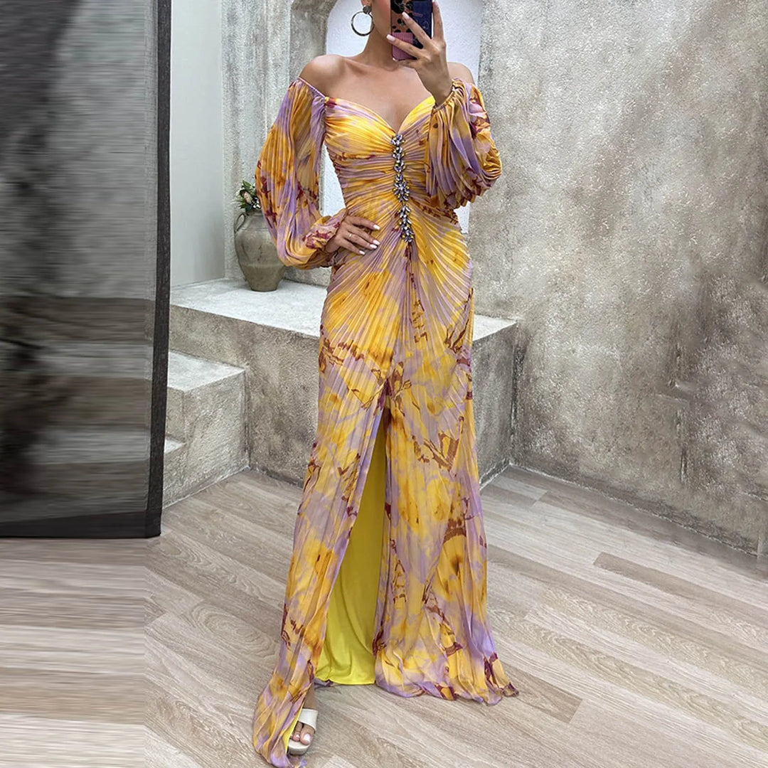Nicole - Elegant Dress with V-Neck